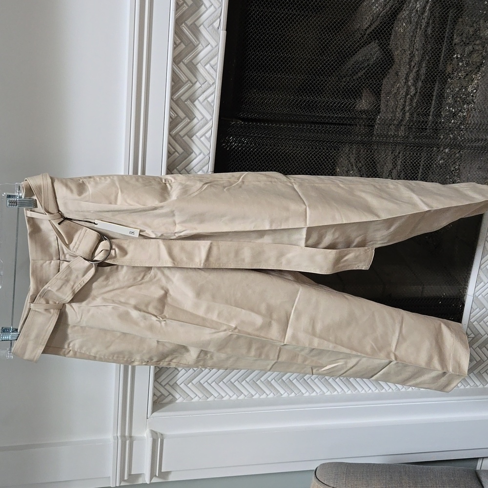 New Banana republic 4P khaki high waist wide leg slacks
